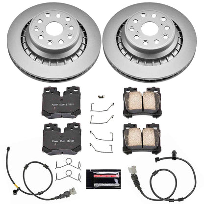 PowerStop Power Stop 10-17 Lexus LS460 Rear Z17 Evolution Geomet Coated Brake Kit CRK5841