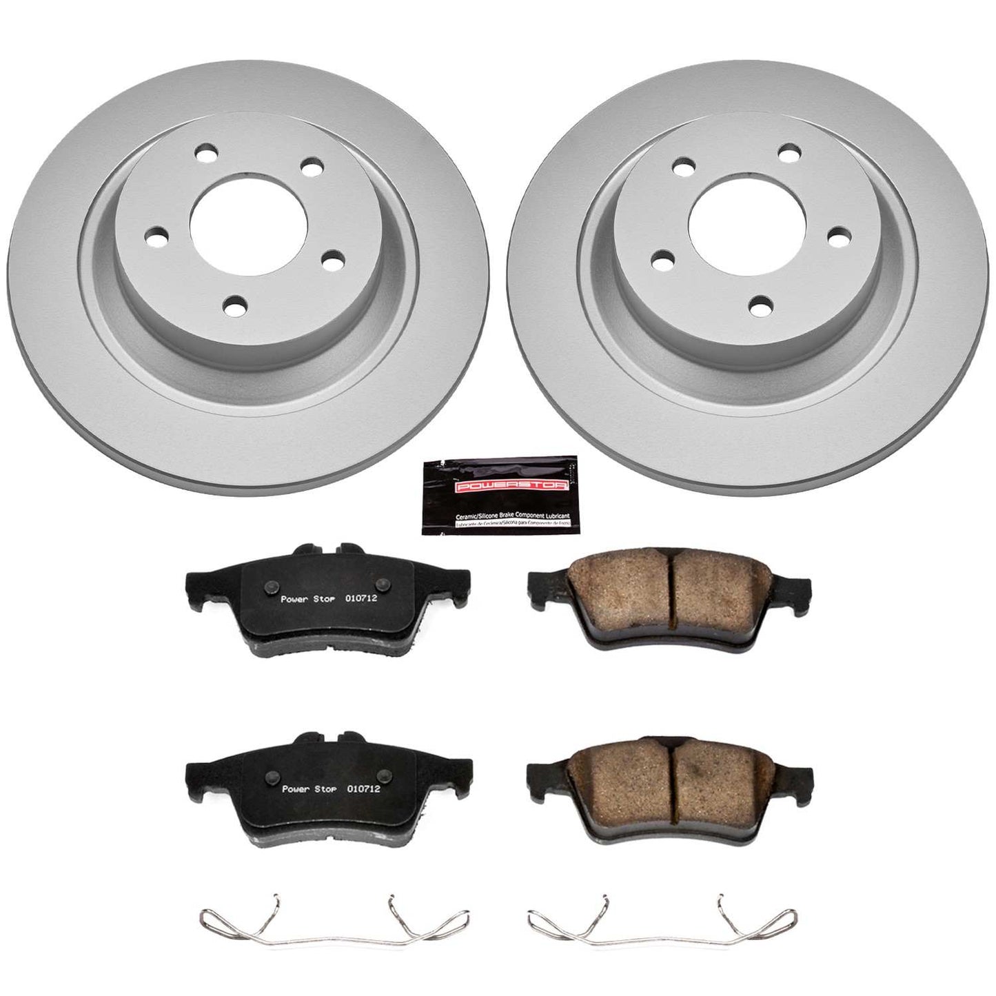 PowerStop Power Stop 08-10 Mazda 5 Rear Z17 Evolution Geomet Coated Brake Kit CRK5842