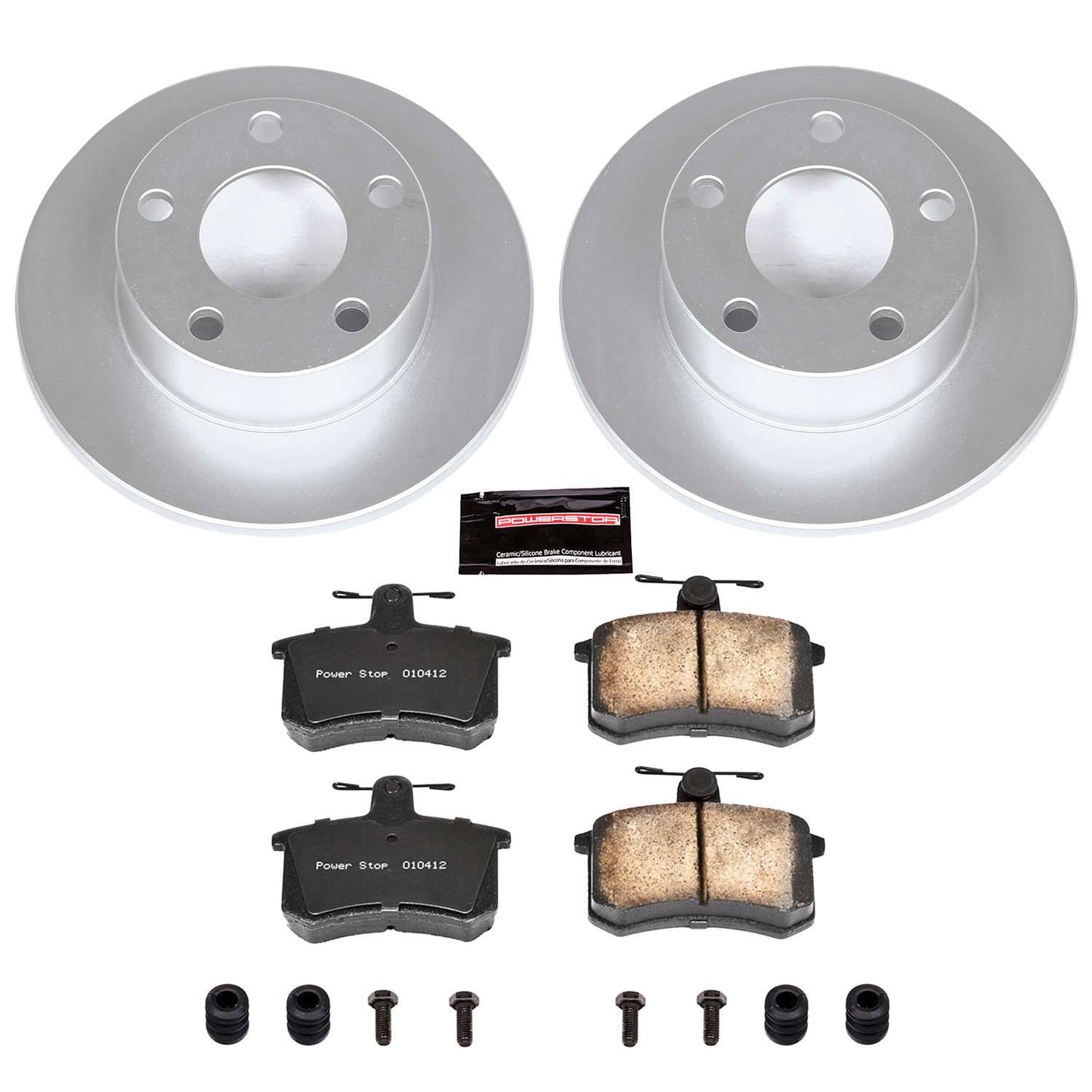 PowerStop Power Stop 96-01 Audi A4 Quattro Rear Z23 Evolution Sport Coated Brake Kit CRK584