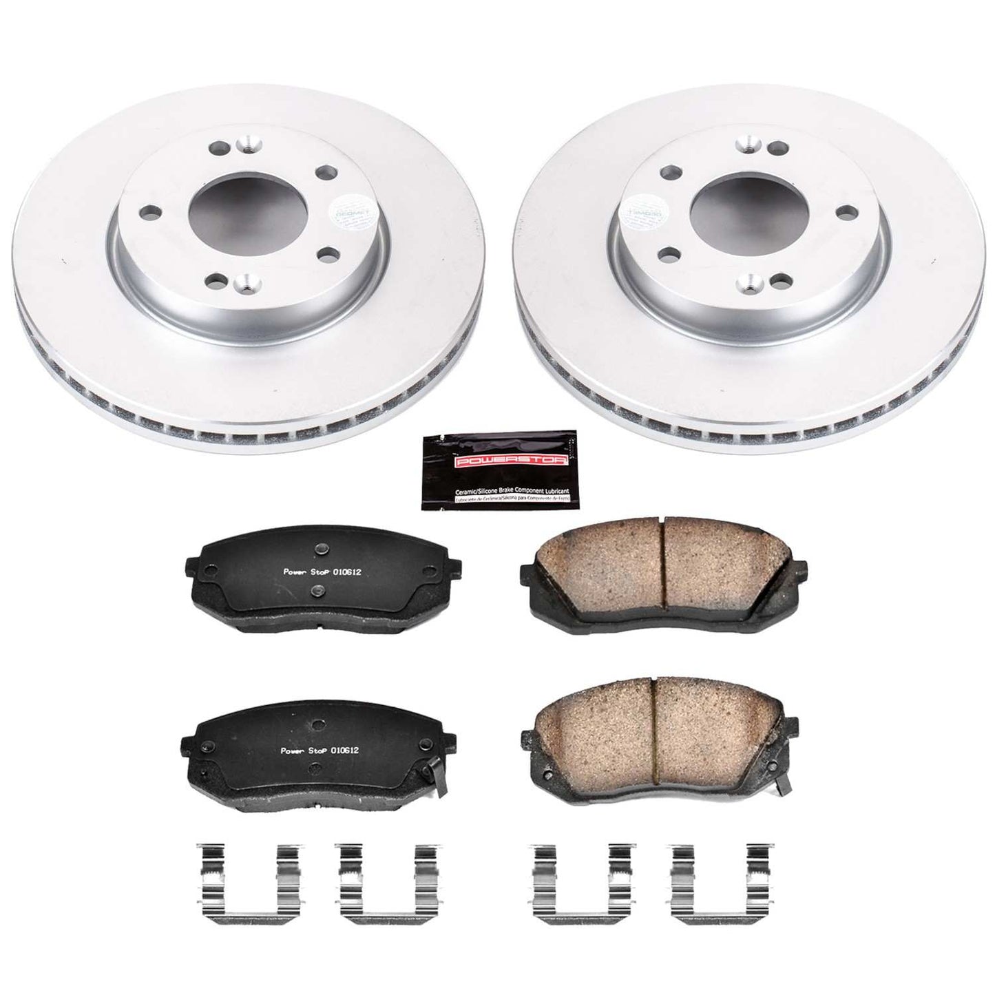 PowerStop Power Stop 07-10 Kia Rondo Front Z17 Evolution Geomet Coated Brake Kit CRK5851