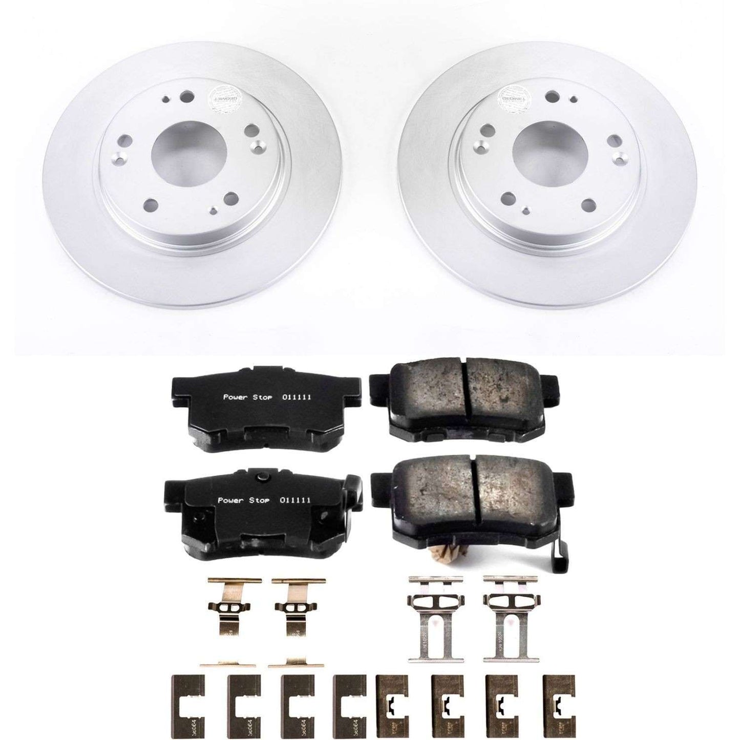 PowerStop Power Stop 11-15 Honda CR-Z Rear Z17 Evolution Geomet Coated Brake Kit CRK5860