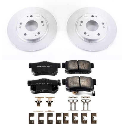 PowerStop Power Stop 11-15 Honda CR-Z Rear Z17 Evolution Geomet Coated Brake Kit CRK5860