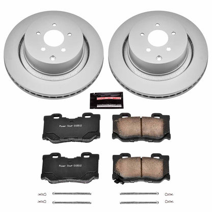 PowerStop Power Stop 09-13 Infiniti FX50 Rear Z17 Evolution Geomet Coated Brake Kit CRK5861