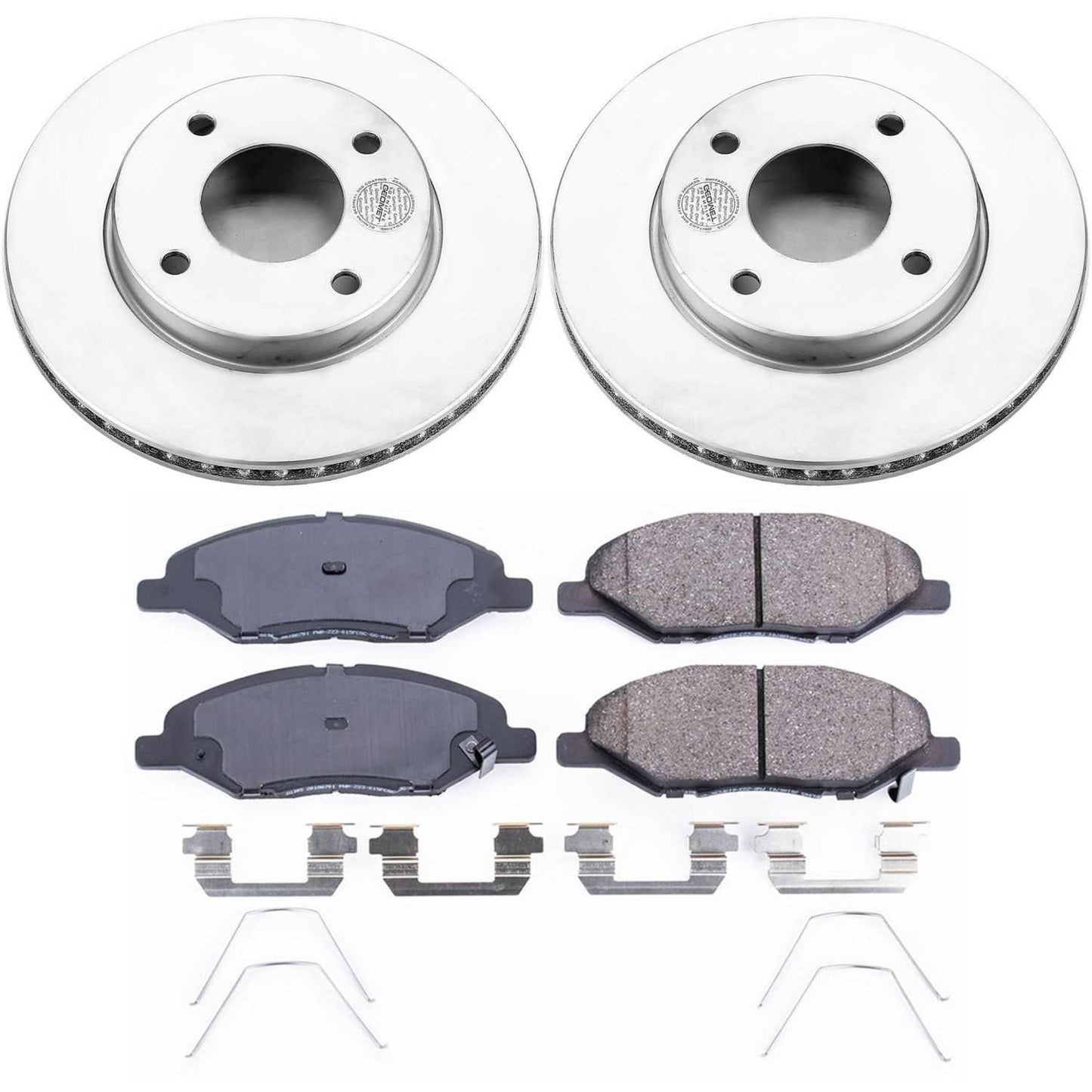 PowerStop Power Stop 09-11 Nissan Versa Front Z17 Evolution Geomet Coated Brake Kit CRK5862