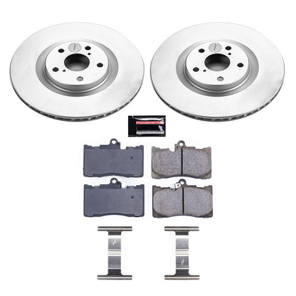 PowerStop Power Stop 09-11 Lexus GS350 Front Z17 Evolution Geomet Coated Brake Kit CRK5868