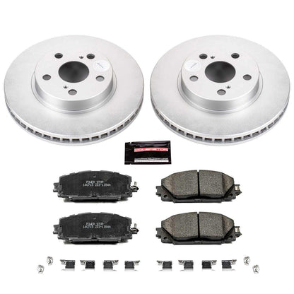 PowerStop Power Stop 11-17 Lexus CT200h Front Z17 Evolution Geomet Coated Brake Kit CRK5870
