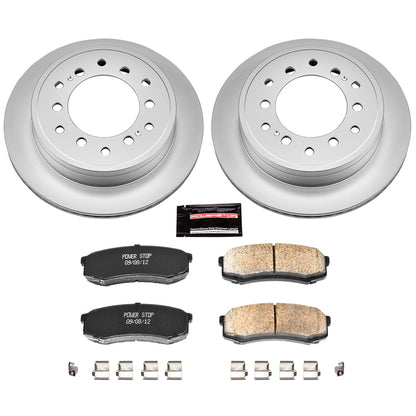 PowerStop Power Stop 10-19 Lexus GX460 Rear Z17 Evolution Geomet Coated Brake Kit CRK5875