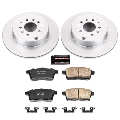 PowerStop Power Stop 07-15 Mazda CX-9 Rear Z17 Evolution Geomet Coated Brake Kit CRK5877