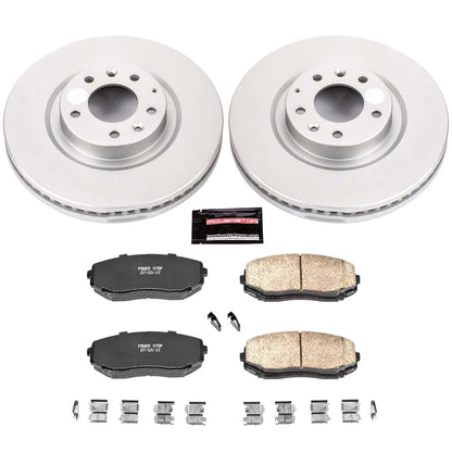 PowerStop Power Stop 07-15 Mazda CX-9 Front Z17 Evolution Geomet Coated Brake Kit CRK5878