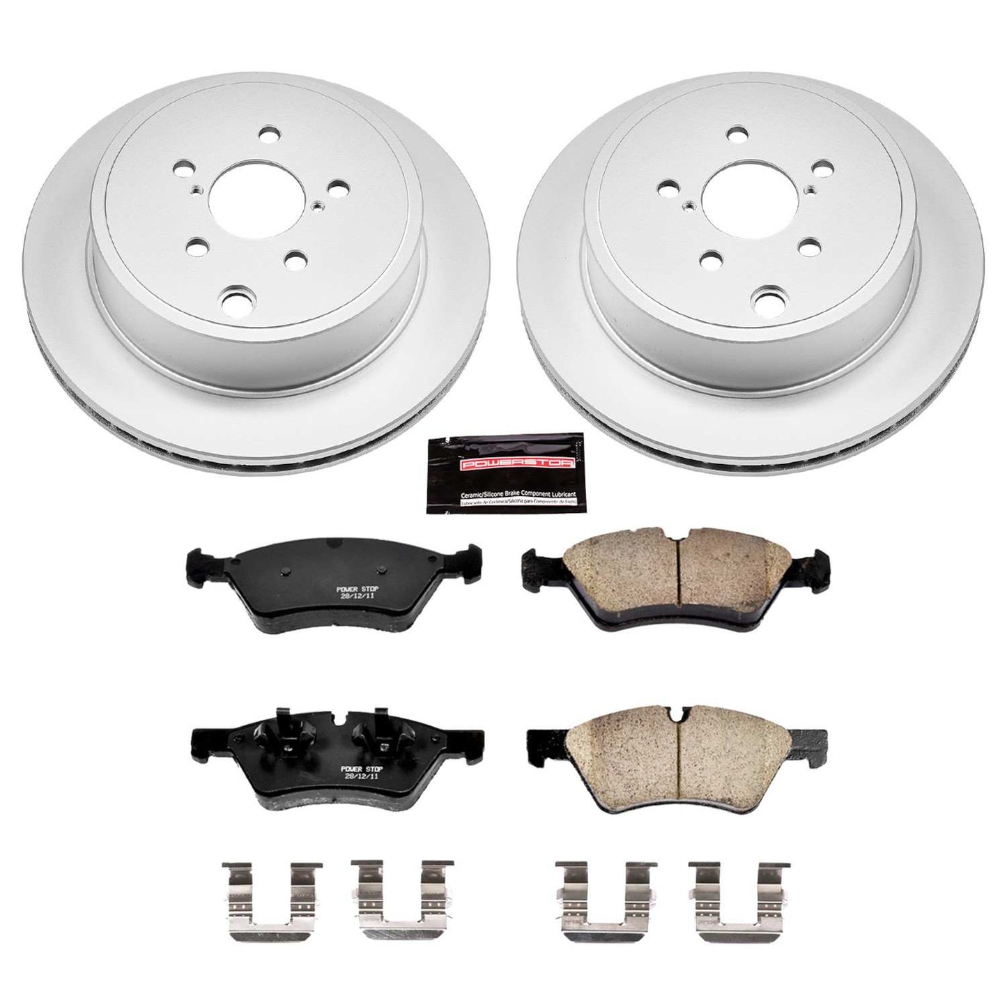 PowerStop Power Stop 13-16 Scion FR-S Rear Z17 Evolution Geomet Coated Brake Kit CRK5883