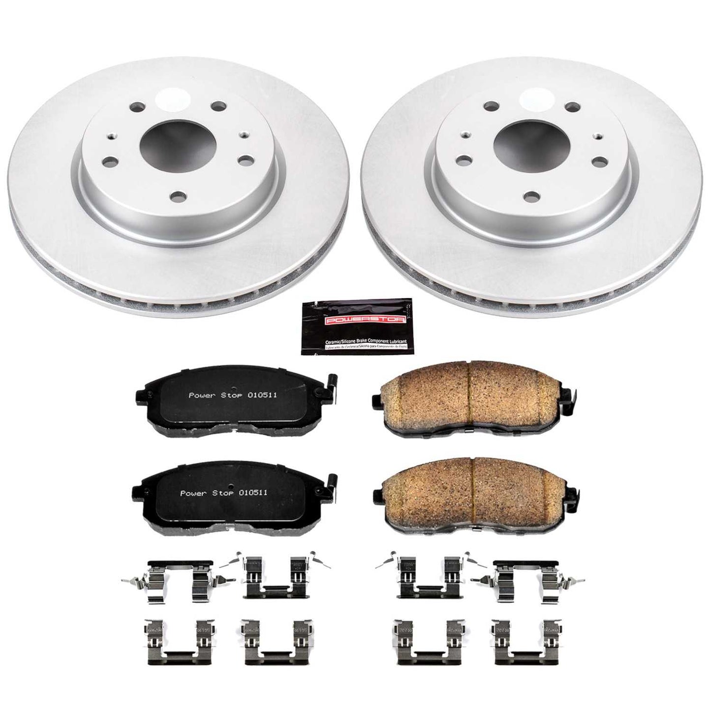 PowerStop Power Stop 07-13 Suzuki SX4 Front Z17 Evolution Geomet Coated Brake Kit CRK5887