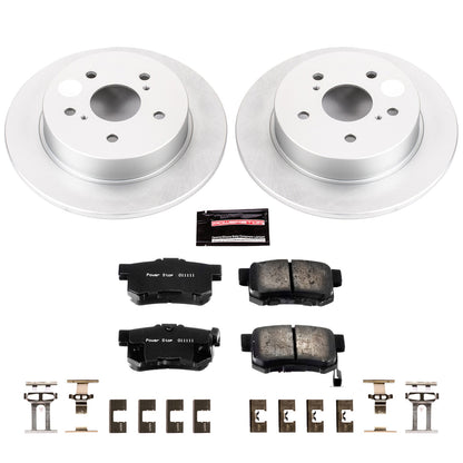 PowerStop Power Stop 07-13 Suzuki SX4 Rear Z17 Evolution Geomet Coated Brake Kit CRK5889