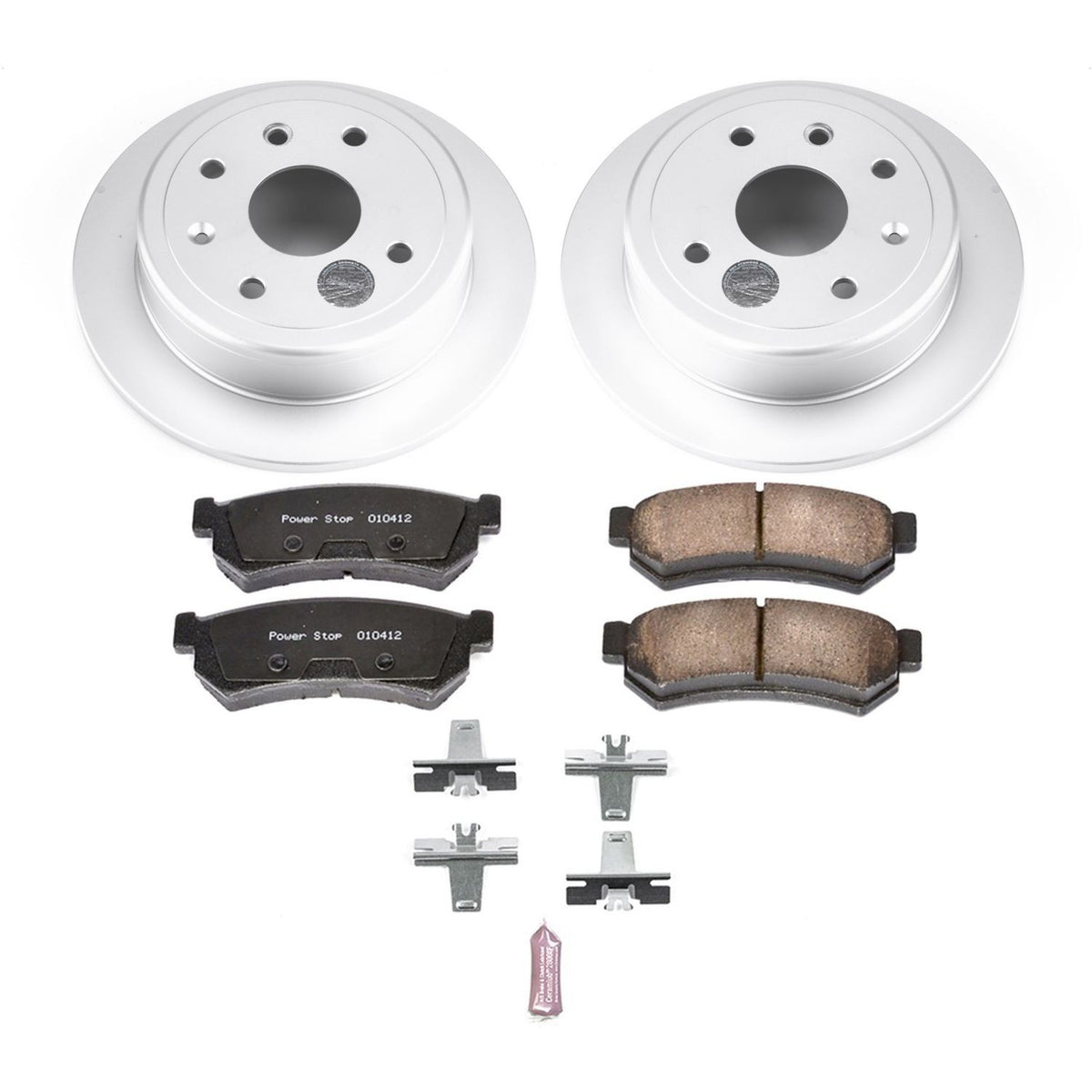 PowerStop Power Stop 07-08 Suzuki Forenza Rear Z17 Evolution Geomet Coated Brake Kit CRK5898