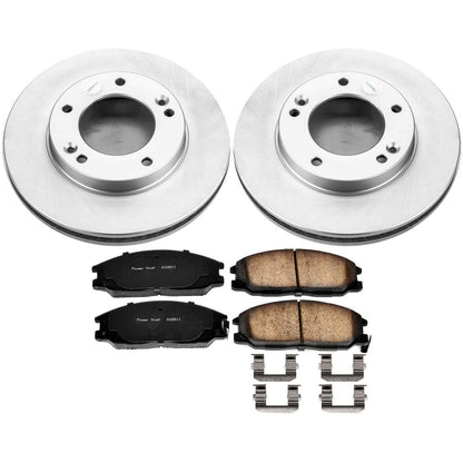 PowerStop Power Stop 03-06 Kia Sorento Front Z17 Evolution Geomet Coated Brake Kit CRK5899
