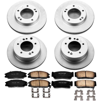 PowerStop Power Stop 03-06 Kia Sorento Front & Rear Z17 Evolution Geomet Coated Brake Kit CRK5900