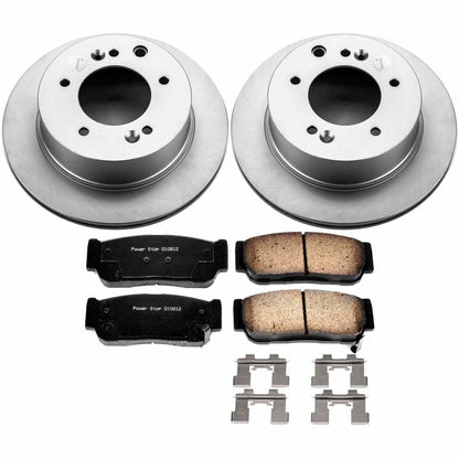 PowerStop Power Stop 03-06 Kia Sorento Rear Z17 Evolution Geomet Coated Brake Kit CRK5901
