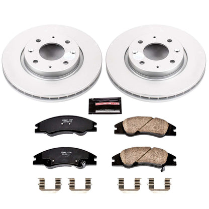 PowerStop Power Stop 04-09 Kia Spectra Front Z17 Evolution Geomet Coated Brake Kit CRK5903