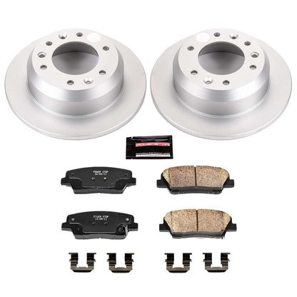 PowerStop Power Stop 07-08 Hyundai Entourage Rear Z17 Evolution Geomet Coated Brake Kit CRK5906