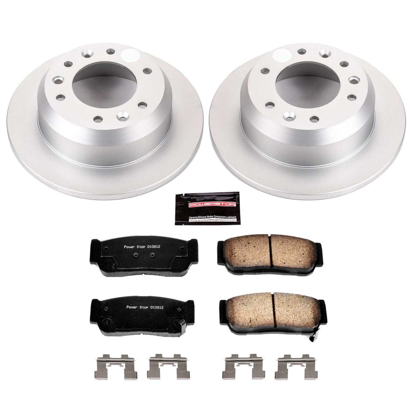PowerStop Power Stop 2007 Hyundai Entourage Rear Z17 Evolution Geomet Coated Brake Kit CRK5907