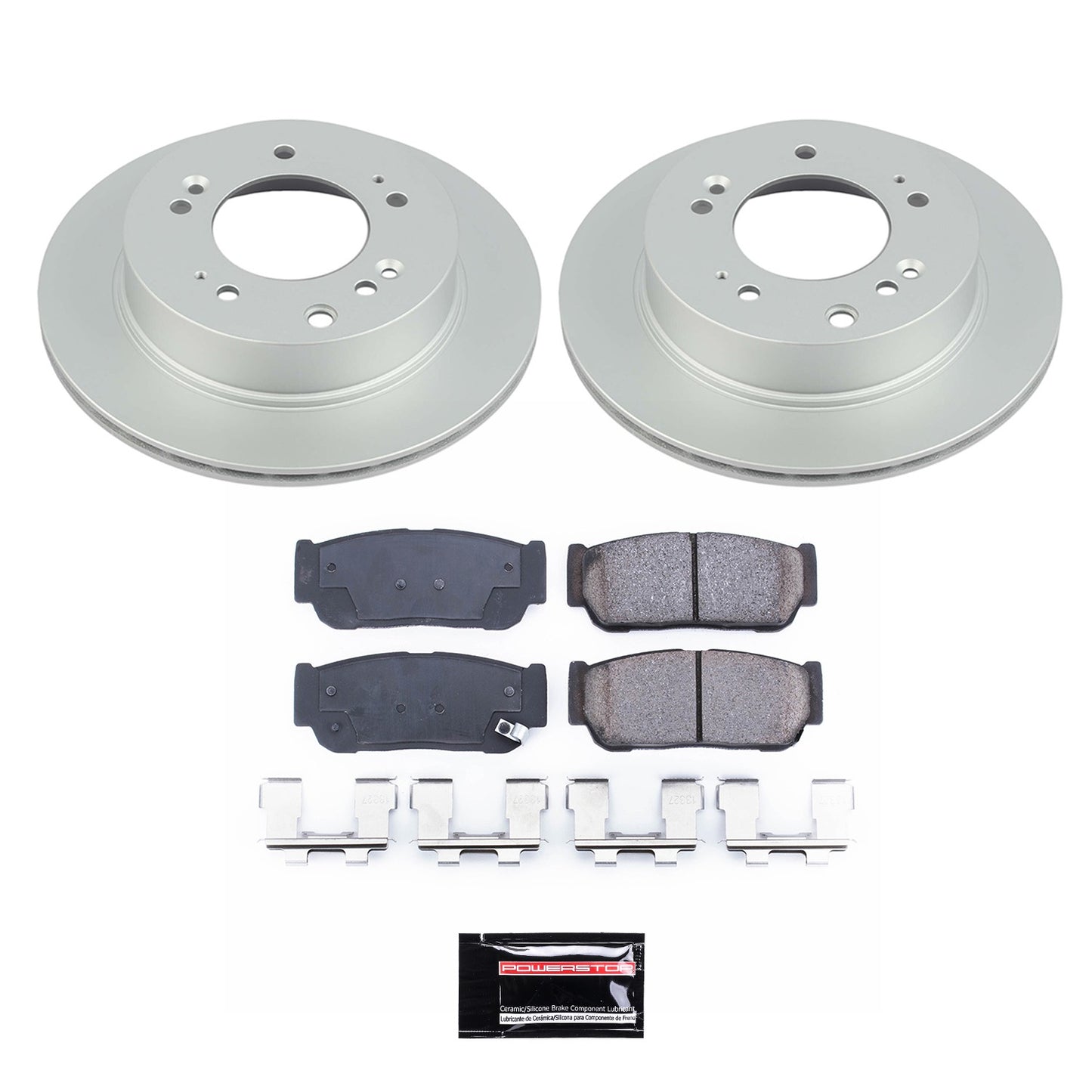 PowerStop Power Stop 07-09 Kia Sorento Rear Z17 Evolution Geomet Coated Brake Kit CRK5910