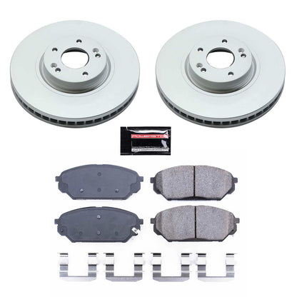 PowerStop Power Stop 07-12 Hyundai Veracruz Front Z17 Evolution Geomet Coated Brake Kit CRK5918