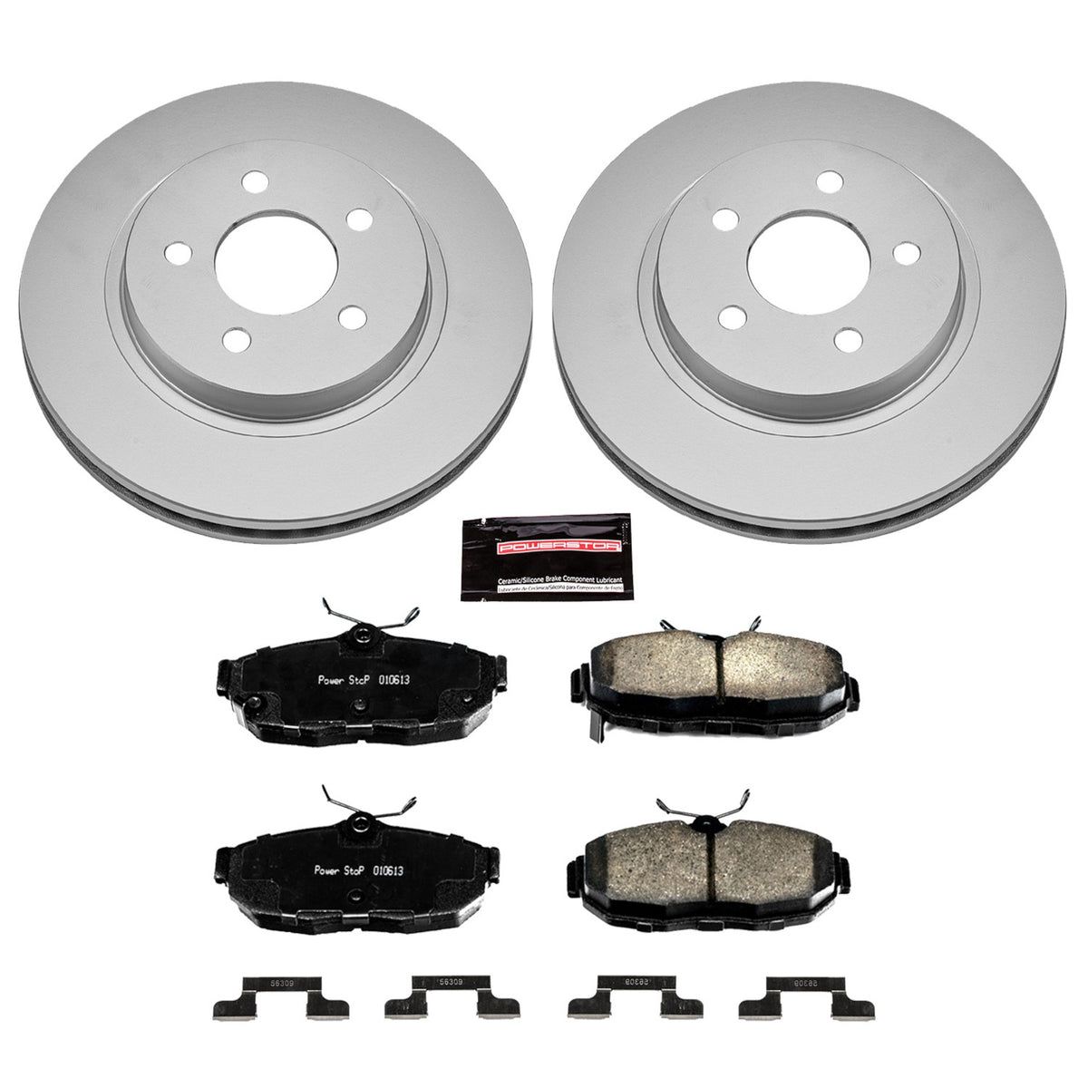 PowerStop Power Stop 2012 Ford Mustang Rear Z17 Evolution Geomet Coated Brake Kit CRK5941