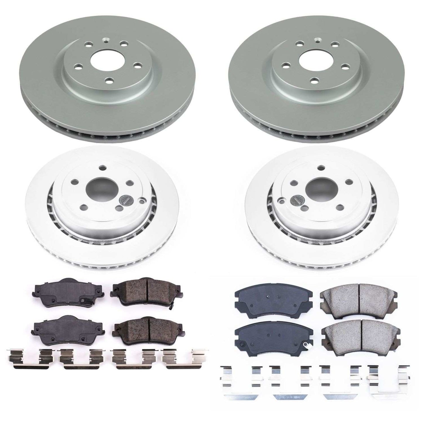 PowerStop Power Stop 11-17 Chevrolet Caprice Front & Rear Z17 Evolution Geomet Coated Brake Kit CRK5949