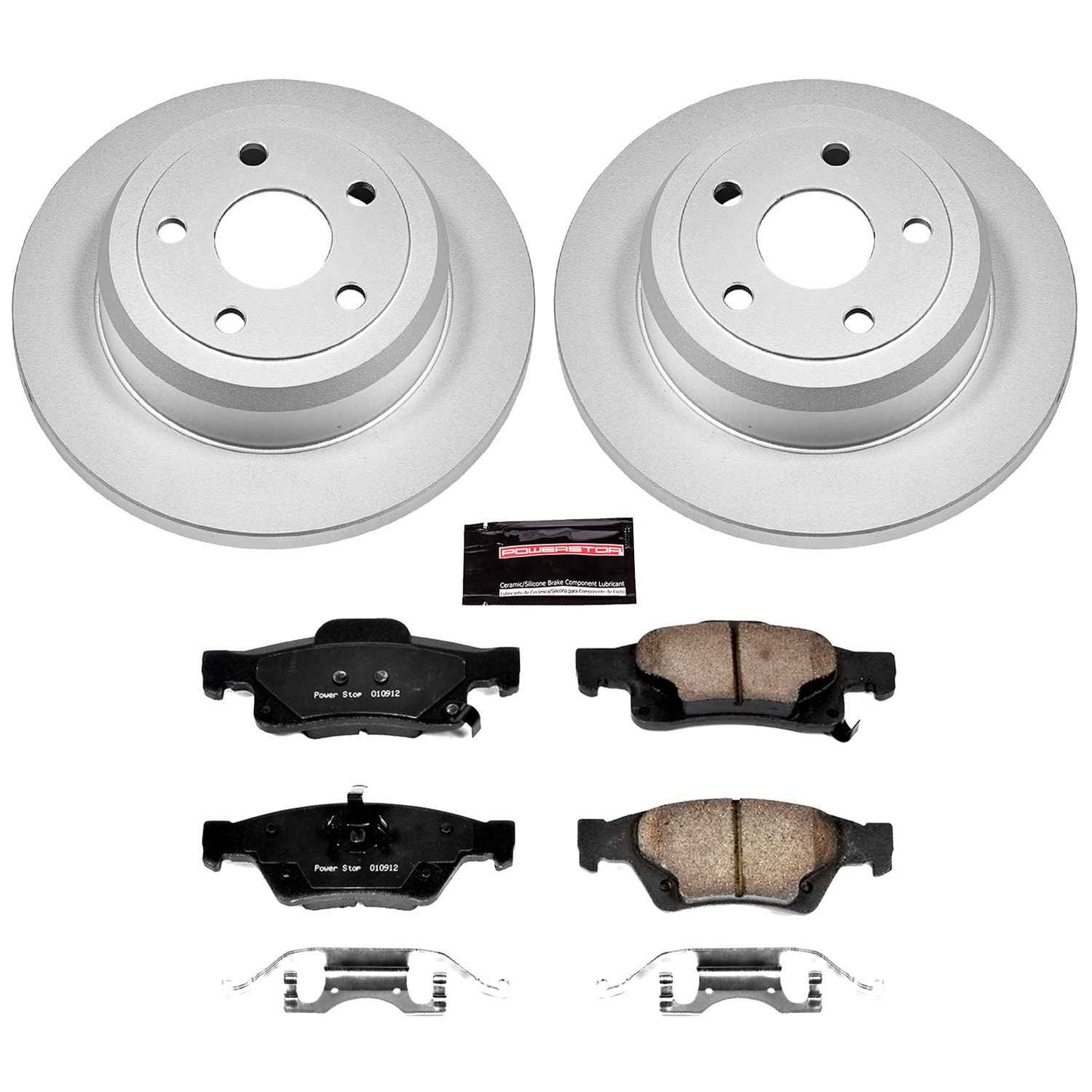 PowerStop Power Stop 11-19 Dodge Durango Rear Z17 Evolution Geomet Coated Brake Kit CRK5950