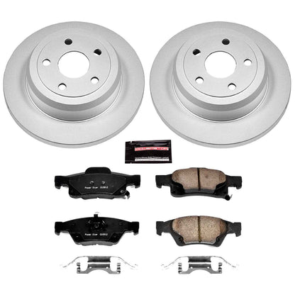 PowerStop Power Stop 11-19 Dodge Durango Rear Z17 Evolution Geomet Coated Brake Kit CRK5950