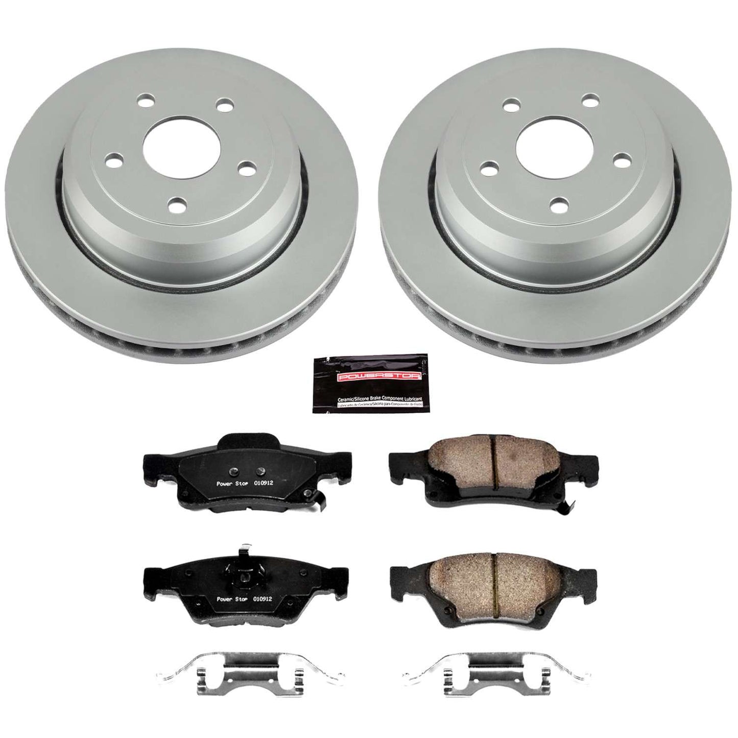 PowerStop Power Stop 11-19 Dodge Durango Rear Z17 Evolution Geomet Coated Brake Kit CRK5953