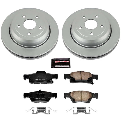 PowerStop Power Stop 11-19 Dodge Durango Rear Z17 Evolution Geomet Coated Brake Kit CRK5953