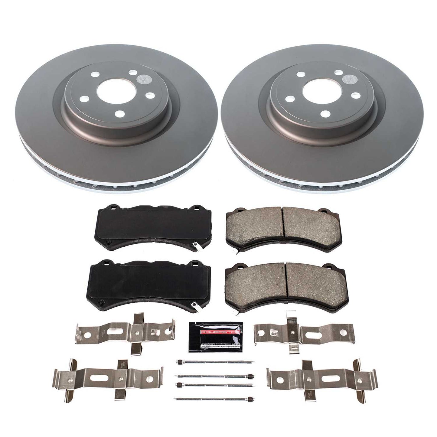 PowerStop Power Stop 12-20 Jeep Cherokee Front Z17 Evolution Geomet Coated Brake Kit CRK5957