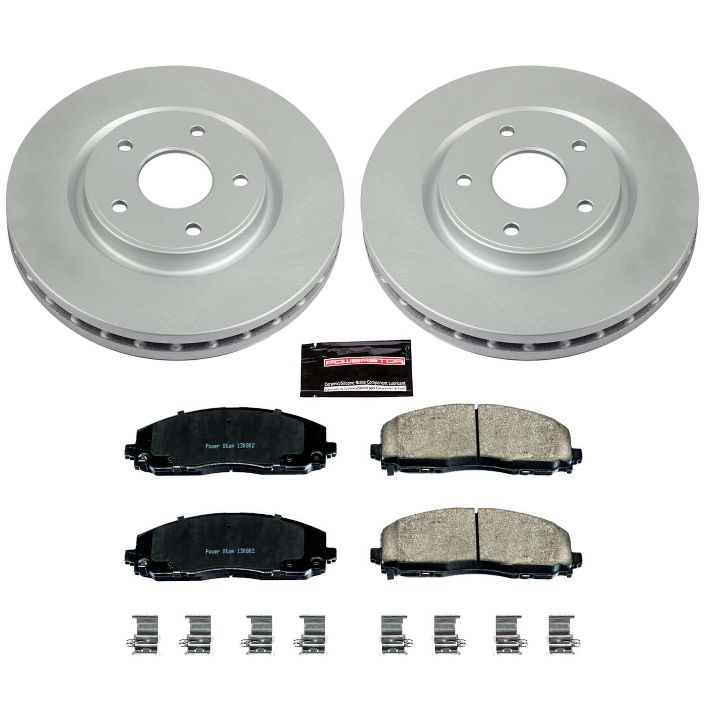 PowerStop Power Stop 17-19 Chrysler Pacifica Front Z17 Evolution Geomet Coated Brake Kit CRK5959