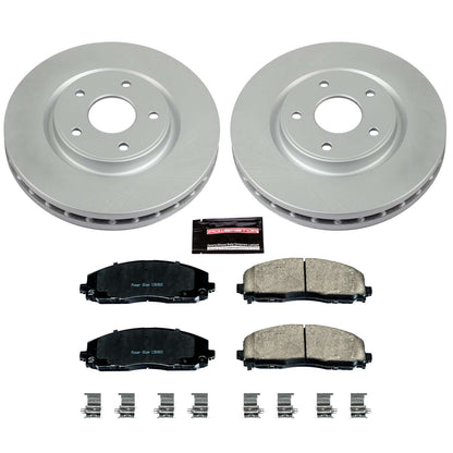 PowerStop Power Stop 17-19 Chrysler Pacifica Front Z17 Evolution Geomet Coated Brake Kit CRK5959