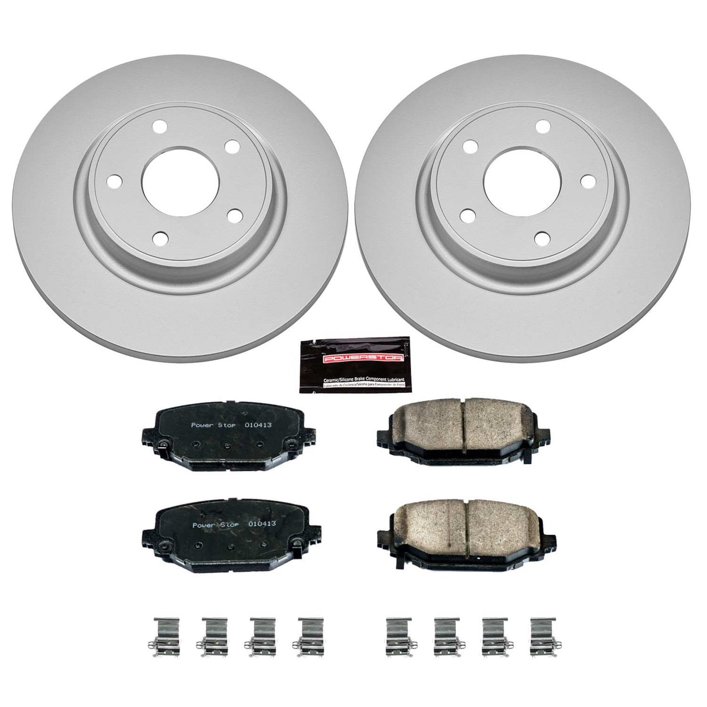PowerStop Power Stop 12-16 Chrysler Town & Country Rear Z17 Evolution Geomet Coated Brake Kit CRK5961
