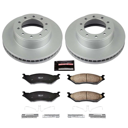 PowerStop Power Stop 05-16 Ford F-450 Super Duty Front Z17 Evolution Geomet Coated Brake Kit CRK5964