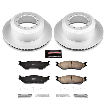 PowerStop Power Stop 05-16 Ford F-450 Super Duty Rear Z17 Evolution Geomet Coated Brake Kit CRK5966