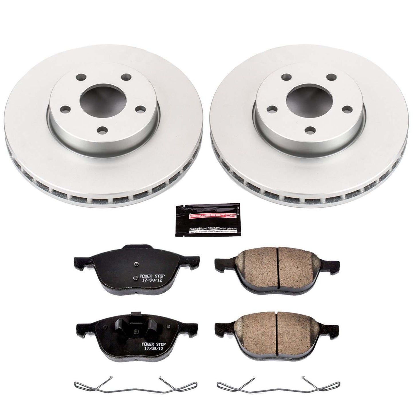 PowerStop Power Stop 13-18 Ford C-Max Front Z17 Evolution Geomet Coated Brake Kit CRK5976