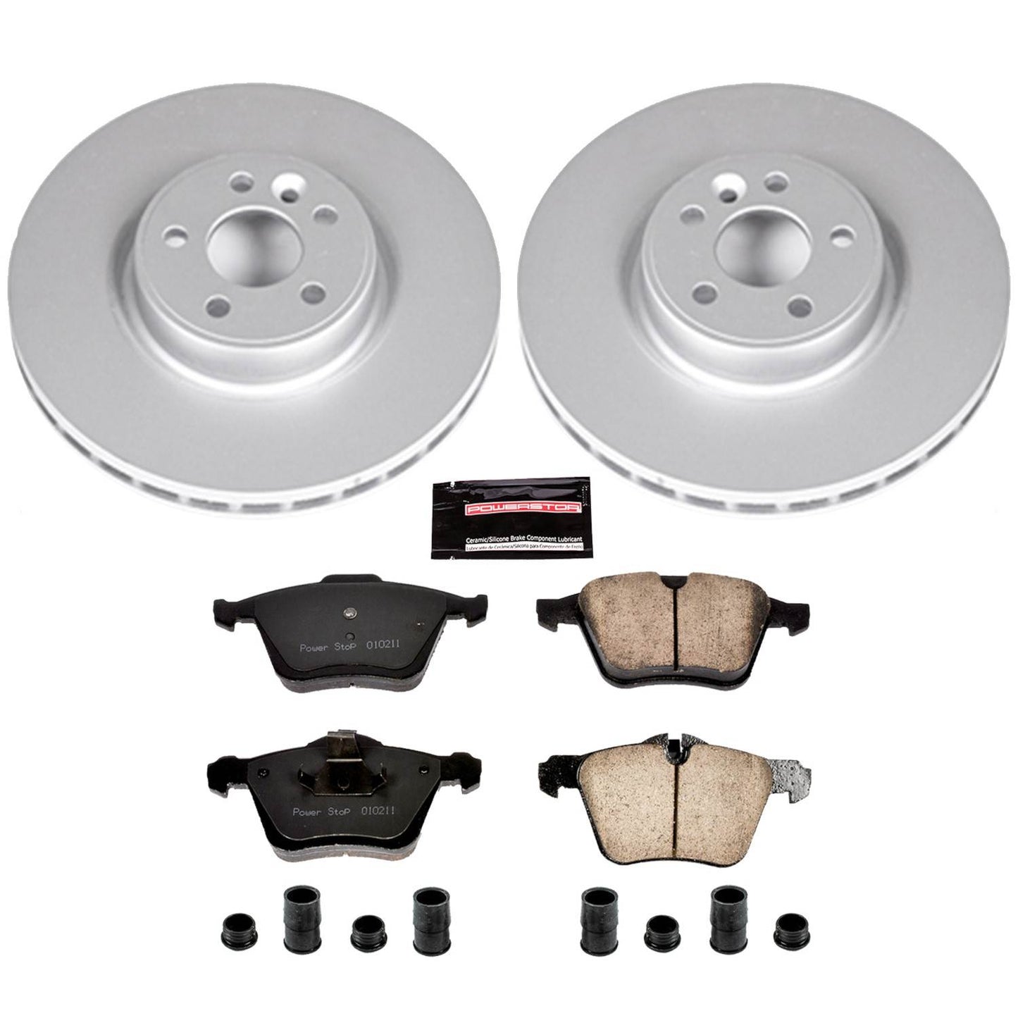PowerStop Power Stop 13-14 Volvo S60 Front Z23 Evolution Sport Coated Brake Kit CRK5978