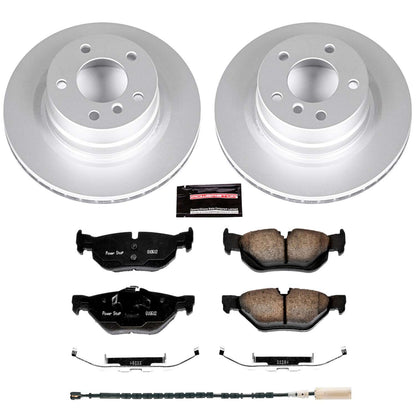 PowerStop Power Stop 11-13 BMW 328i Rear Z23 Evolution Sport Coated Brake Kit CRK5981