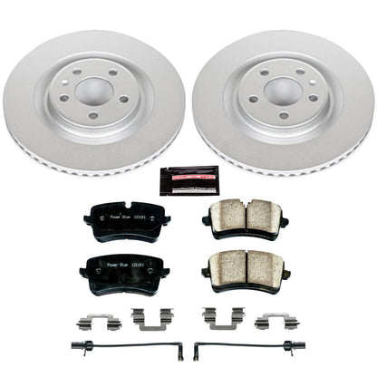 PowerStop Power Stop 2012 Audi A7 Quattro Rear Z23 Evolution Sport Coated Brake Kit CRK6001