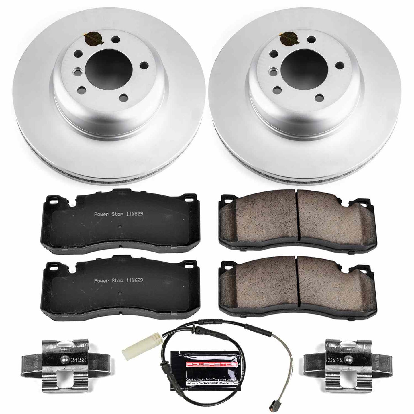 PowerStop Power Stop 11-13 BMW 135i Front Z23 Evolution Sport Coated Brake Kit CRK6004