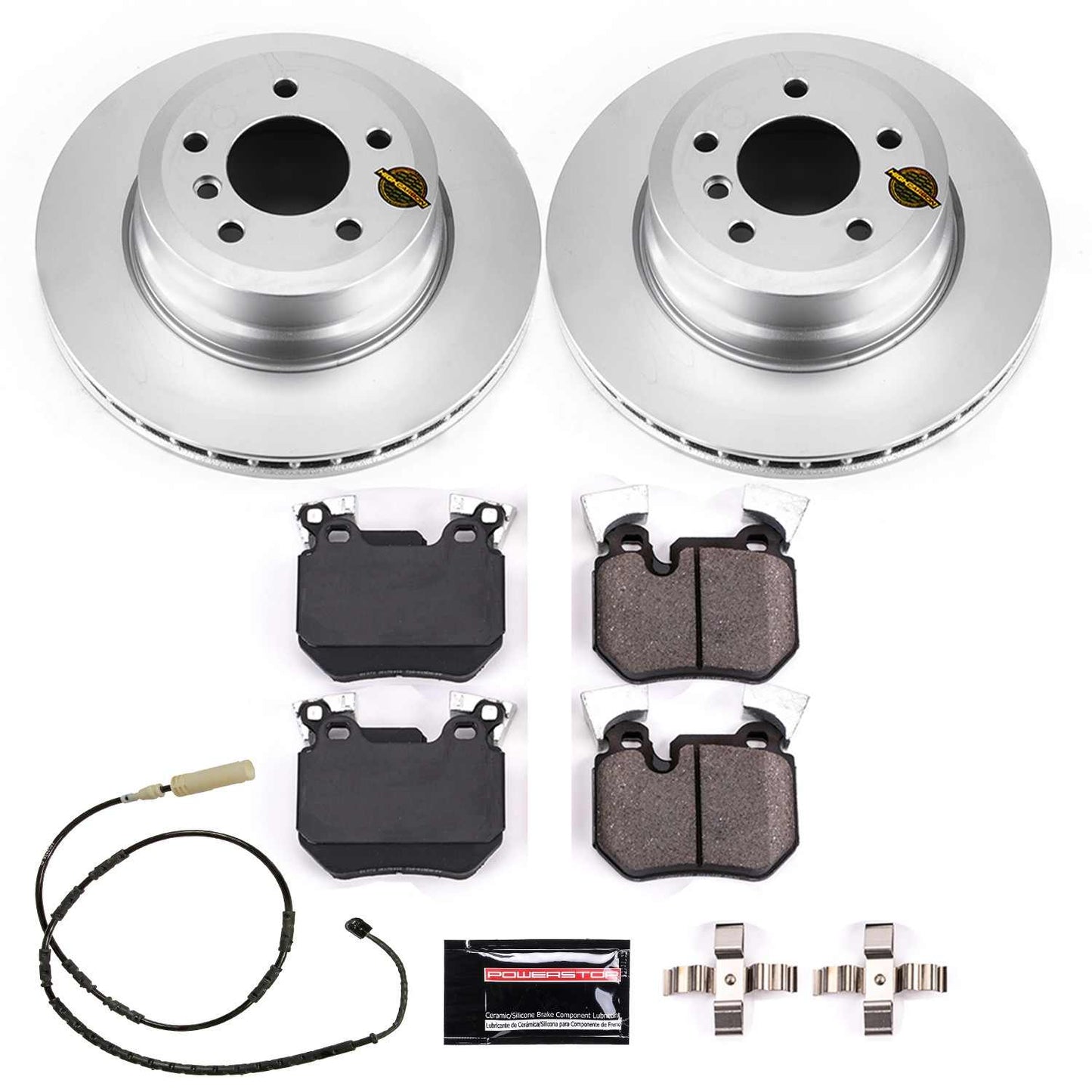 PowerStop Power Stop 11-13 BMW 135i Rear Z23 Evolution Sport Coated Brake Kit CRK6007