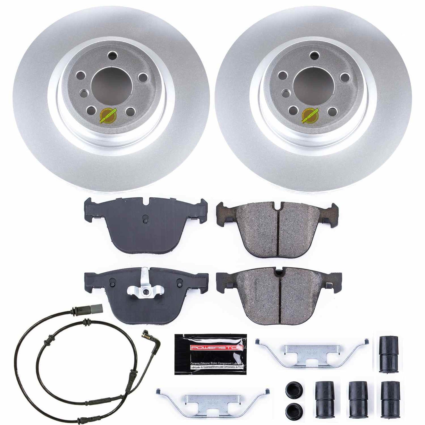 PowerStop Power Stop 09-10 BMW 750i Rear Z23 Evolution Sport Coated Brake Kit CRK6014