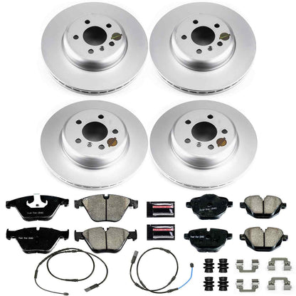 PowerStop Power Stop 14-16 BMW 535d Front & Rear Z23 Evolution Sport Coated Brake Kit CRK6023