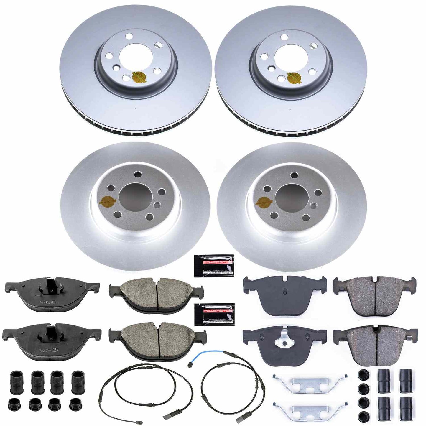 PowerStop Power Stop 10-17 BMW 535i GT Front & Rear Z23 Evolution Sport Coated Brake Kit CRK6027
