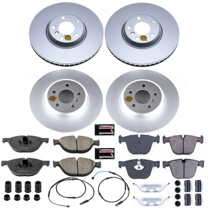 PowerStop Power Stop 10-17 BMW 535i GT Front & Rear Z23 Evolution Sport Coated Brake Kit CRK6027