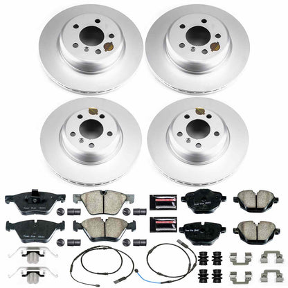 PowerStop Power Stop 11-16 BMW 528i Front & Rear Z23 Evolution Sport Coated Brake Kit CRK6033