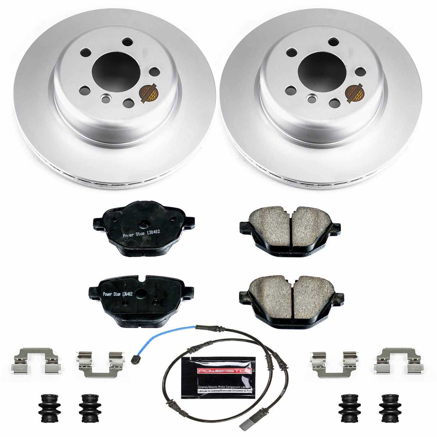 PowerStop Power Stop 11-16 BMW 528i Rear Z23 Evolution Sport Coated Brake Kit CRK6034