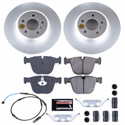 PowerStop Power Stop 10-17 BMW 535i GT Rear Z23 Evolution Sport Coated Brake Kit CRK6035